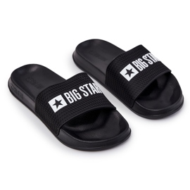 Flip pour hommes -flops avec le logo noir JJ174505 Big Star le noir 2