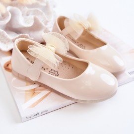 Vinceza Ballerines Enfant Laquées Avec Velcro Beige Clair Carla 2 Vinceza Ballerines Enfant Laquées Avec Velcro Beige Clair Carla 2
