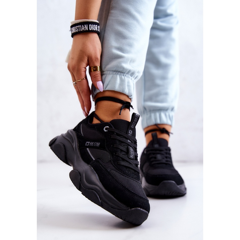 Baskets Femme Chaussures de Sport Big Star JJ274578 Noir 1