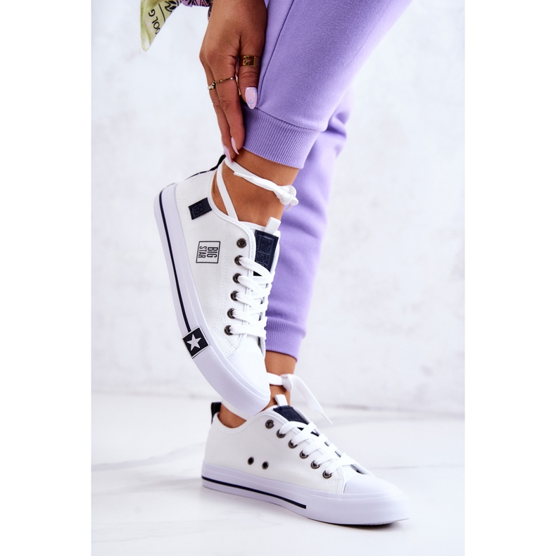 Baskets Basses Classiques Big Star JJ274255 Blanc 2