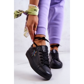 Baskets Cuir Star Big Star JJ274243 Noir le noir 1