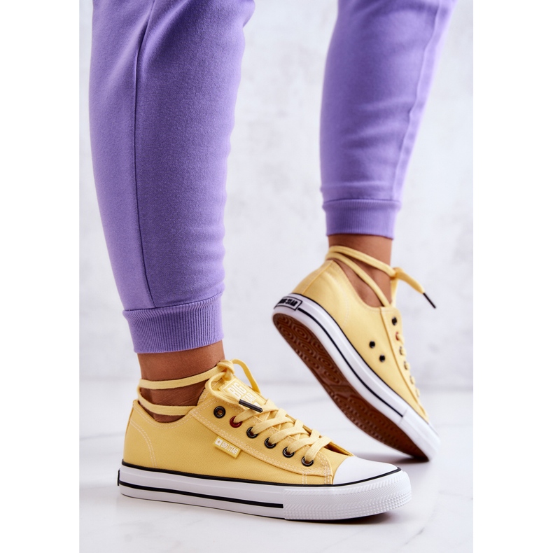 Baskets Basses Femme Big Star JJ274A002 Jaune 2