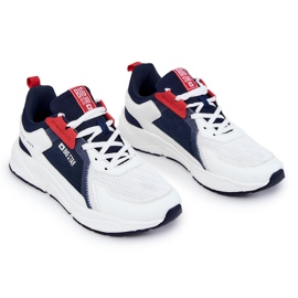 Chaussures de sport Homme Sneakers Big Star JJ174399 Blanc et Bleu Marine 1