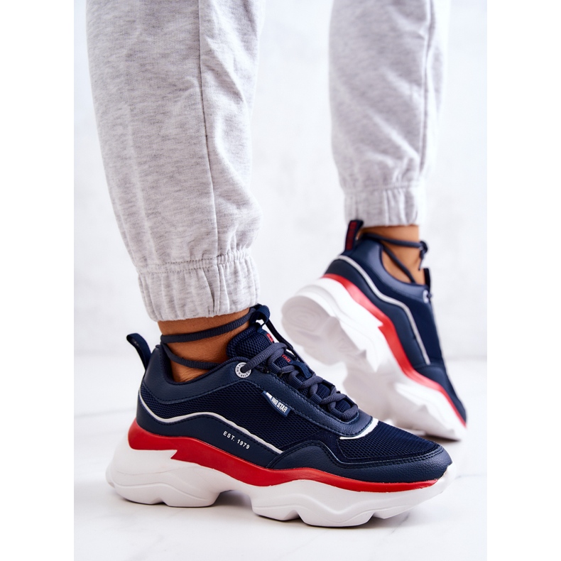 Chaussures de sport femme Big Star JJ274A117 Bleu marine 2