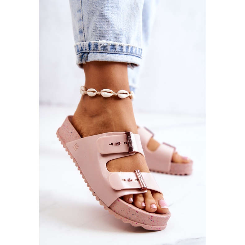 Fashionable Fragrant ZAXY JJ285083 Chaussons Rose clair 2