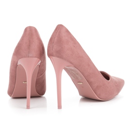 Escarpins en daim VICES rose 5
