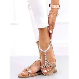 Sandales avec bride en silicone Hessa Silver argent 1 Sandales avec bride en silicone Hessa Silver argent 1