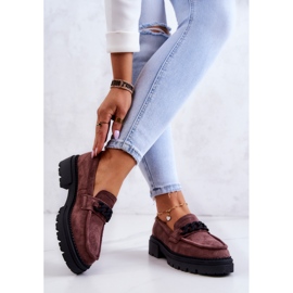 Mocassins Mocassins Daim La.Fi Marron Saphir brun 2