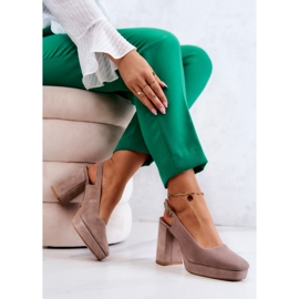 Escarpins Daim Maciejka 05441-10 Beige 7
