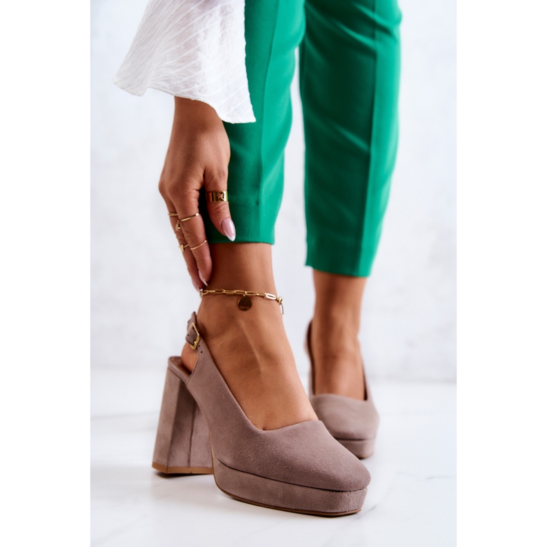 Escarpins Daim Maciejka 05441-10 Beige 1