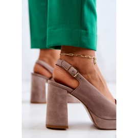 Escarpins Daim Maciejka 05441-10 Beige 5