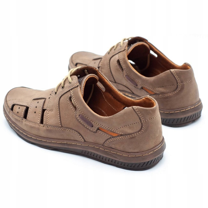 KENT Chaussures été homme ajourées 600 marron brun 2 KENT Chaussures été homme ajourées 600 marron brun 2