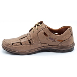 KENT Chaussures été homme ajourées 600 marron brun 3 KENT Chaussures été homme ajourées 600 marron brun 3
