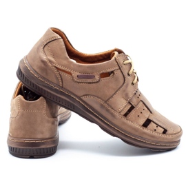 KENT Chaussures été homme ajourées 600 marron brun 4 KENT Chaussures été homme ajourées 600 marron brun 4