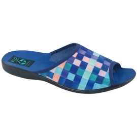 Chaussons Femme Adanex 27268 SAK1 violet bleu marine bleu orange 1