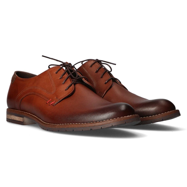 Chaussures en cuir Filippo 1836A marron clair brun 2