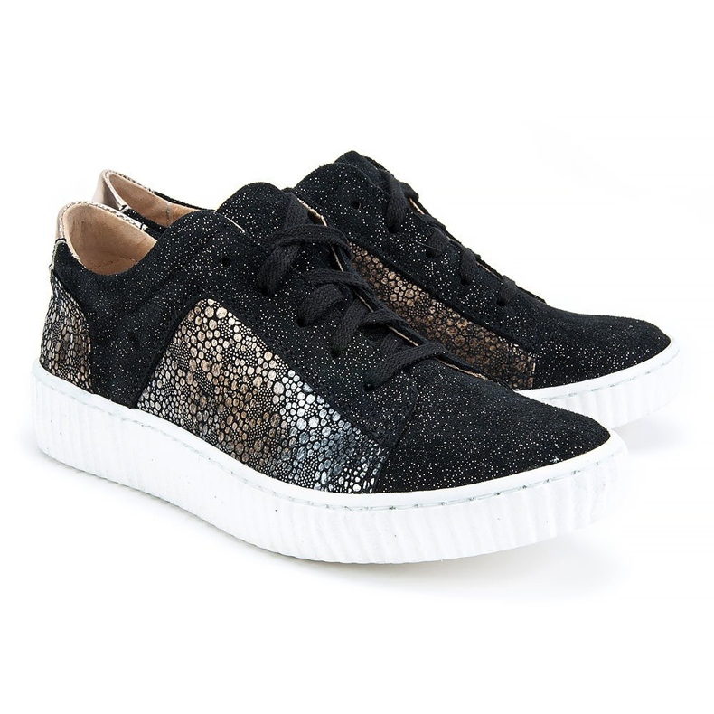 Chaussures Filippo 480S Noir Or doré 2