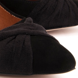 Escarpins Filippo 1348 daim noir le noir 3