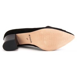 Escarpins Filippo 1348 daim noir le noir 4