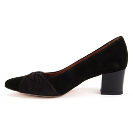 Escarpins Filippo 1348 daim noir le noir 5