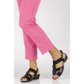 Filippo DS062 / 18 Bk sandales noires 2