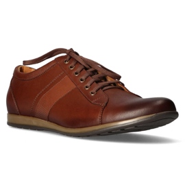 Chaussures en cuir Filippo 2063 marron clair brun 1