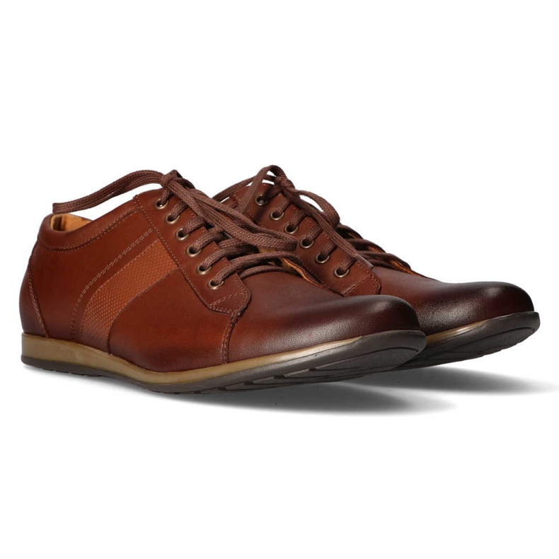 Chaussures en cuir Filippo 2063 marron clair brun 2