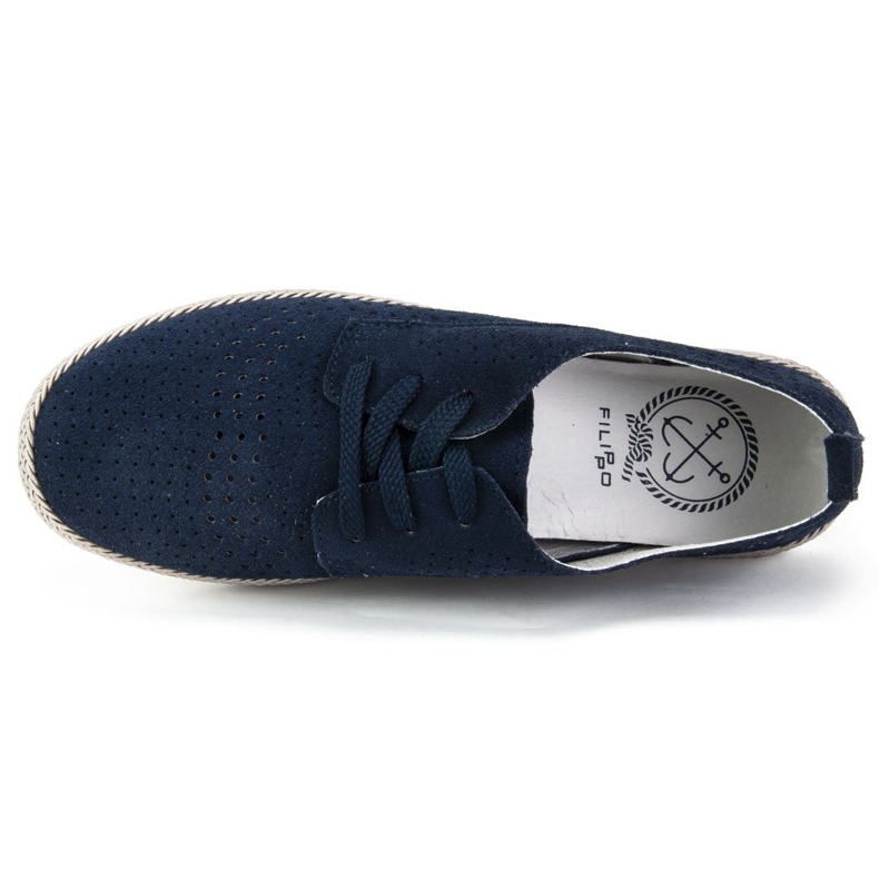 Chaussures Filippo DP676/19 Nv marine bleu marin 2 Chaussures Filippo DP676/19 Nv marine bleu marin 2