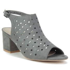 Filippo DS770 / 19 Gr Sandales grises 1 Filippo DS770 / 19 Gr Sandales grises 1