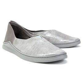 Chaussures Filippo 04078-13 / 00-0 Gris Argent plus Rayures multicolore 2