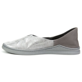 Chaussures Filippo 04078-13 / 00-0 Gris Argent plus Rayures multicolore 5