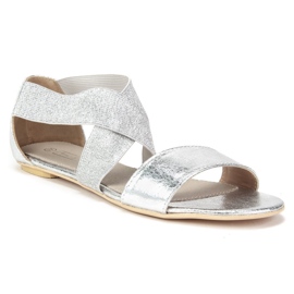 Filippo DS780/19 Si Argent sandales gris d'or jaune 1