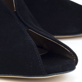 Filippo 1448 Sandales en Daim Noir le noir 4