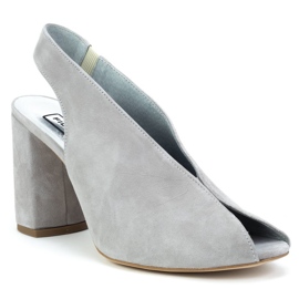 Filippo 1448 Sandales en Daim Gris 1