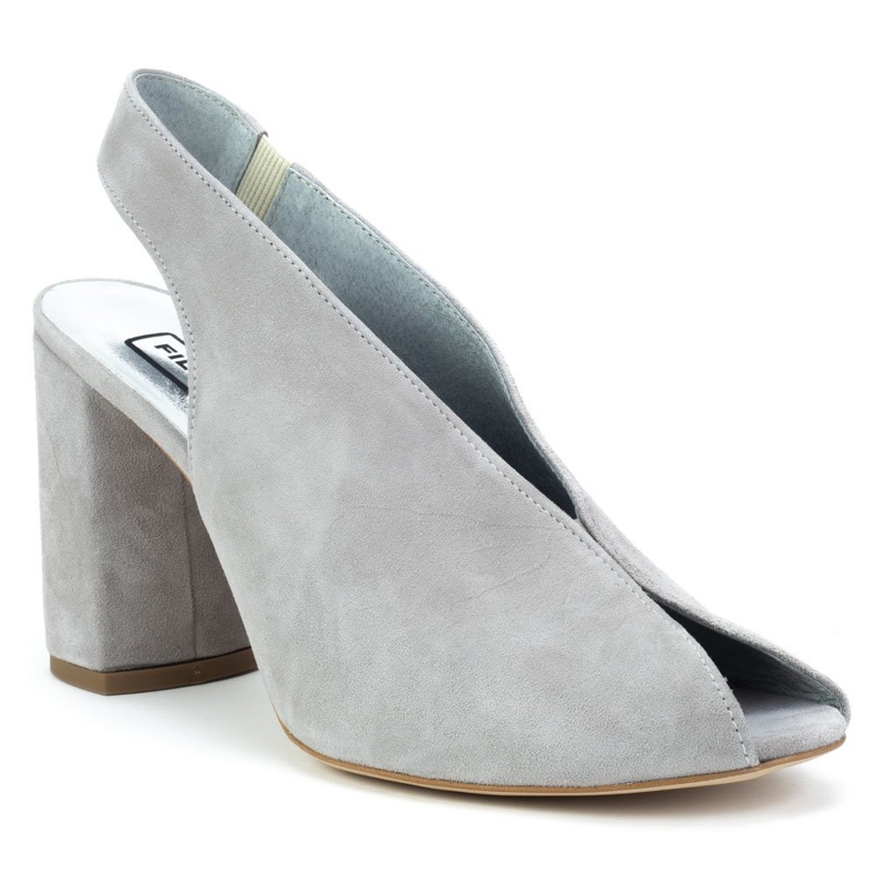 Filippo 1448 Sandales en Daim Gris 1