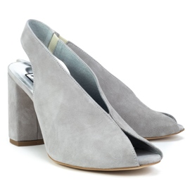 Filippo 1448 Sandales en Daim Gris 2