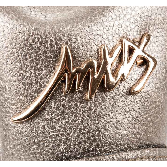 Baskets montantes à scratch gris jaune multicolore 1