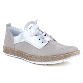 Chaussures Filippo 511S nubuck gris argent 1 Chaussures Filippo 511S nubuck gris argent 1