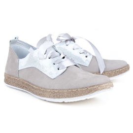 Chaussures Filippo 511S nubuck gris argent 2 Chaussures Filippo 511S nubuck gris argent 2