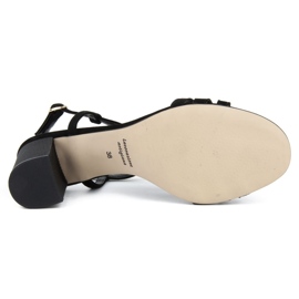 Sandales Filippo 1453 daim noir le noir 4