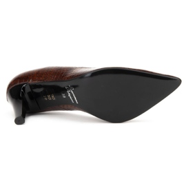 Escarpins Filippo F155 Rudy Krokodyl brun 5