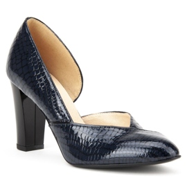 Navettes Filippo F280 Granat Crocodile bleu marin 1 Navettes Filippo F280 Granat Crocodile bleu marin 1