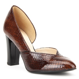 Escarpins Filippo F280 Rudy Krokodyl brun 1