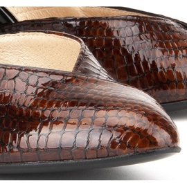 Escarpins Filippo F280 Rudy Krokodyl brun 3