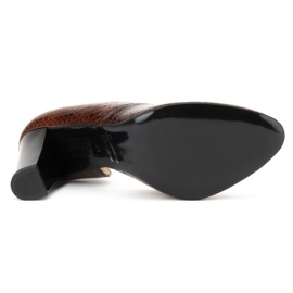 Escarpins Filippo F280 Rudy Krokodyl brun 4