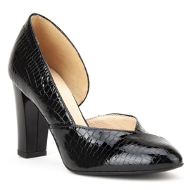Filippo F280 Escarpins Croco Noir le noir 1