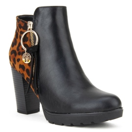 Bottes Filippo DBT1007/19 Bk Br Noir Marron brun 1