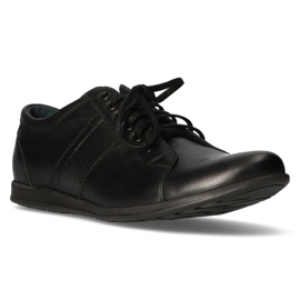 Chaussures en cuir Filippo 2063 noir le noir 1