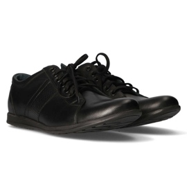 Chaussures en cuir Filippo 2063 noir 2