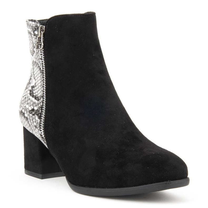 Bottes Filippo DBT977/19 Bk Gr Noir Gris 1